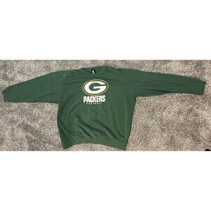 Green Bay Packers Crewneck NFL Football Team Apparel, Size XL